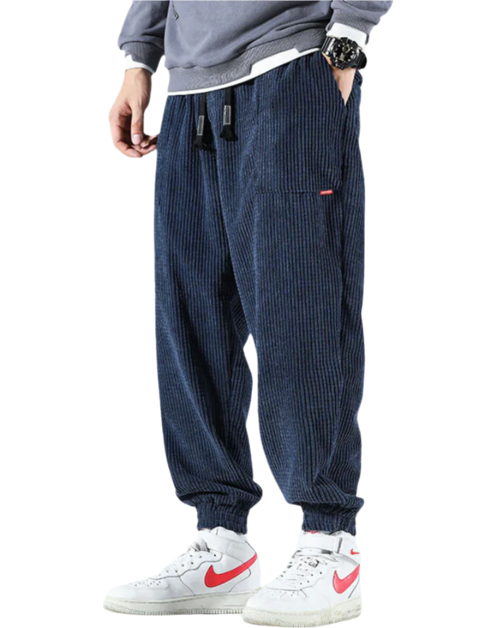 Beeckhoven™ | Corduroy Joggingbroek met Elastische Tailleband
