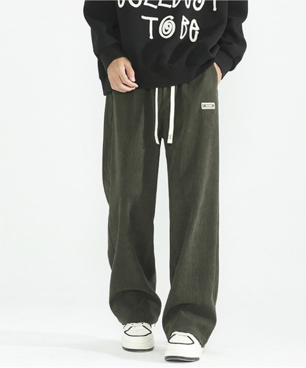 Johan | Corduroy broek met wijde pijpen