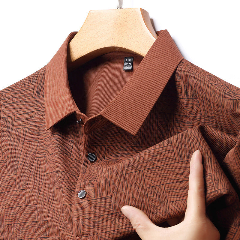 Beeckhoven™ | Stijlvolle Heren Polo met Subtiel Patroon