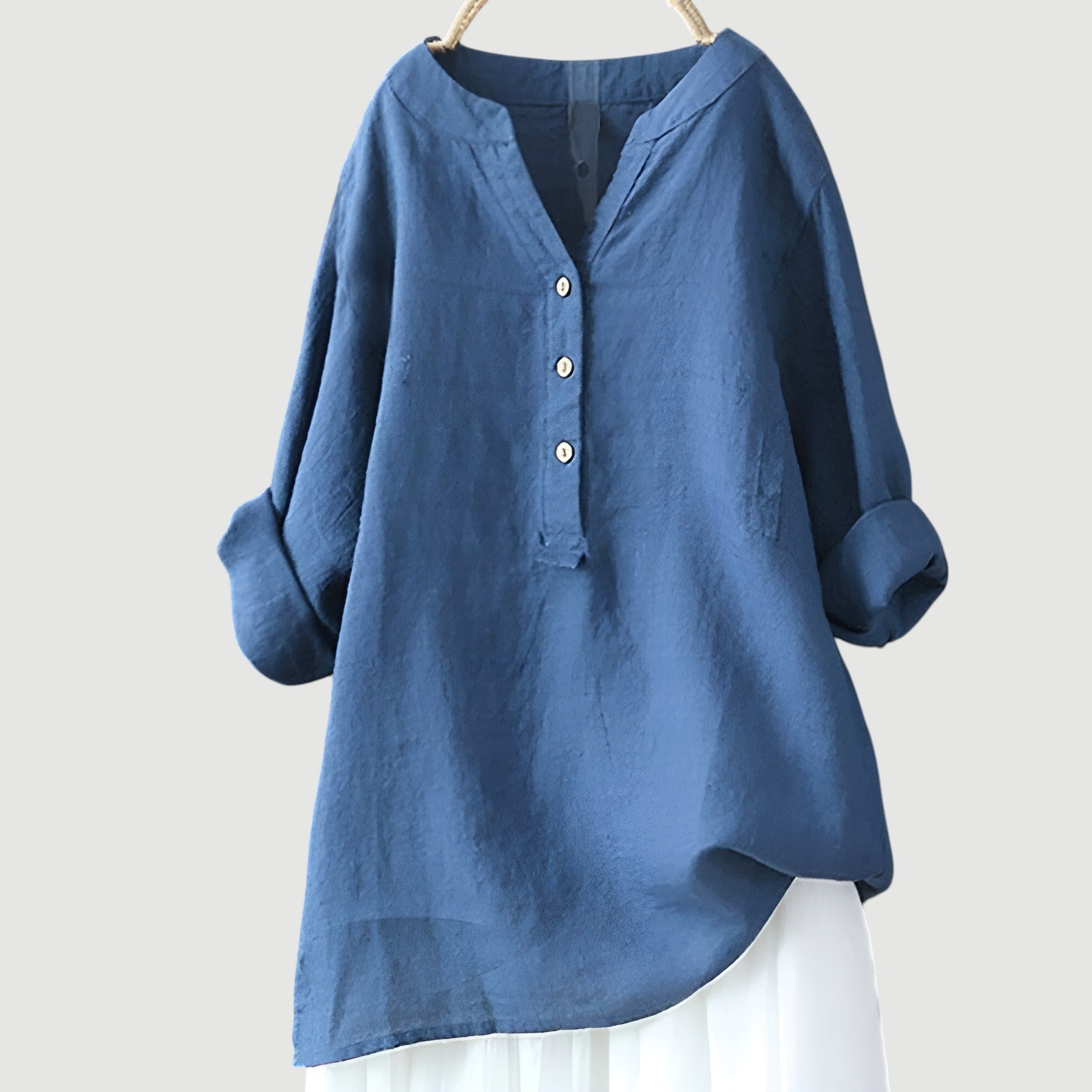 Beeckhoven™ | Luchtige en Comfortabele Linnen Damesblouse