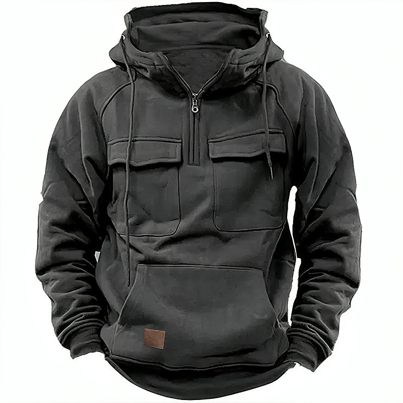 Daan | Casual hoodie met rits
