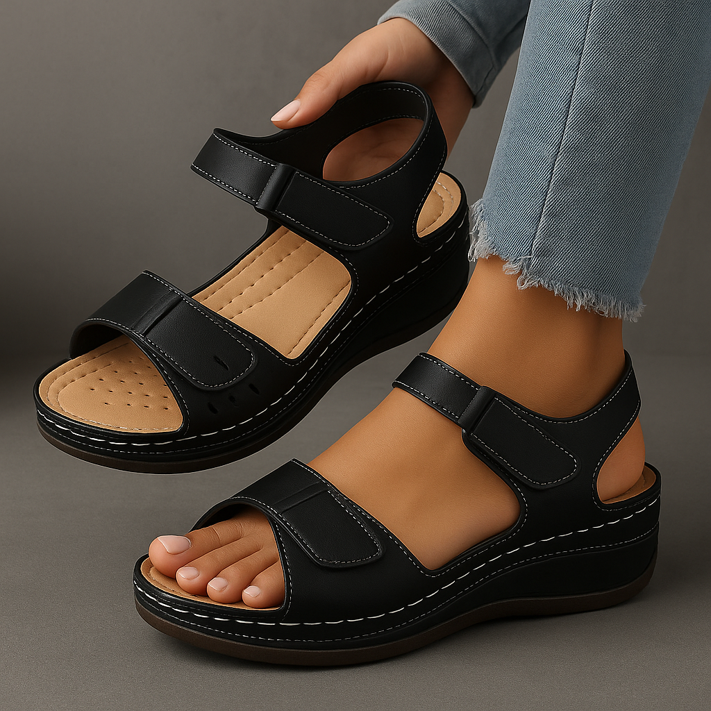 Beeckhoven™ | Ondersteunende Sandalen Met Sleehak