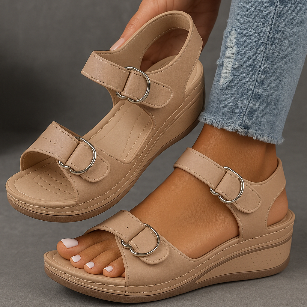 Beeckhoven™ | Ondersteunende Sandalen Met Sleehak