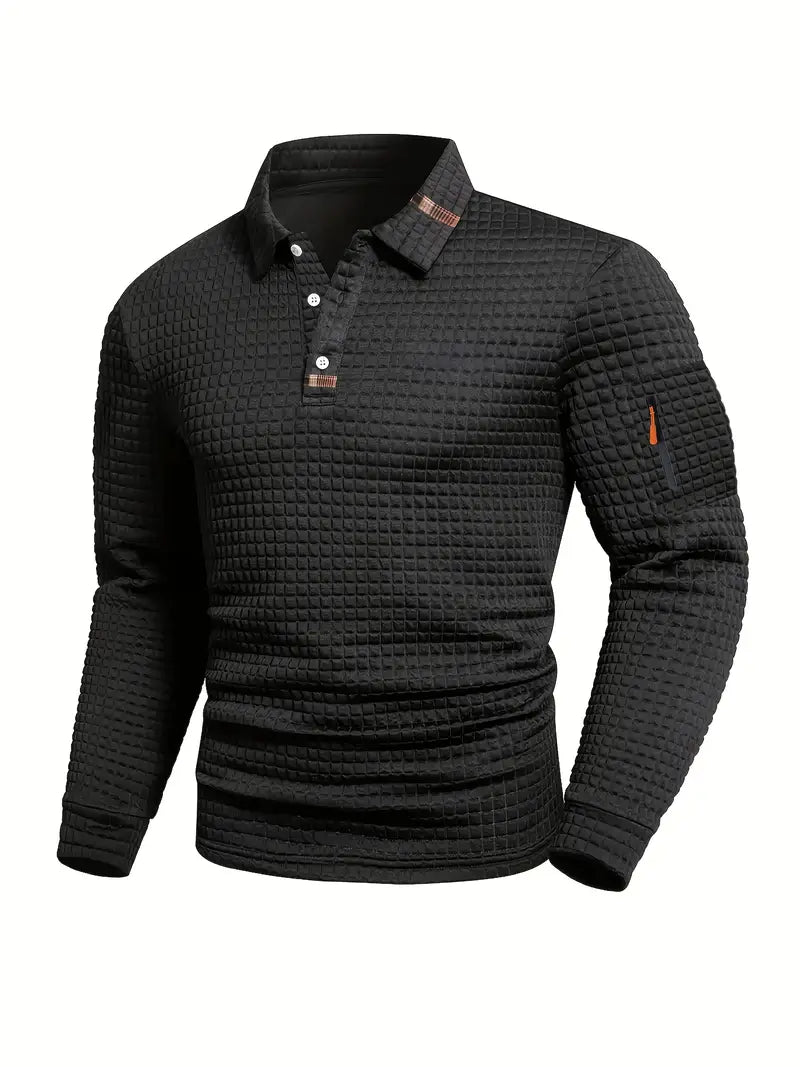 Beeckhoven™ | Geruit Poloshirt Met Rits
