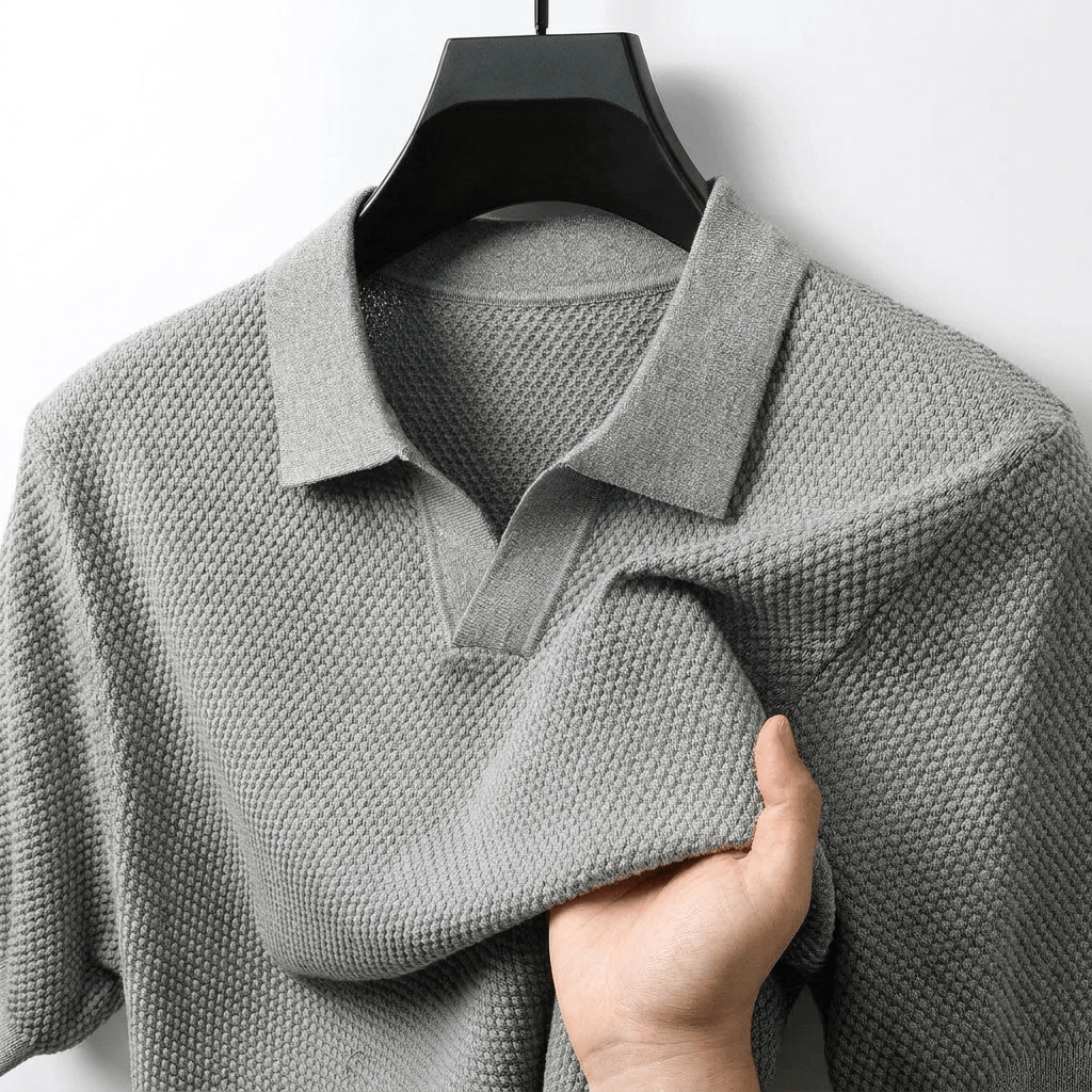 Beeckhoven™ | Luxe Heren Polo met Wafelstructuur