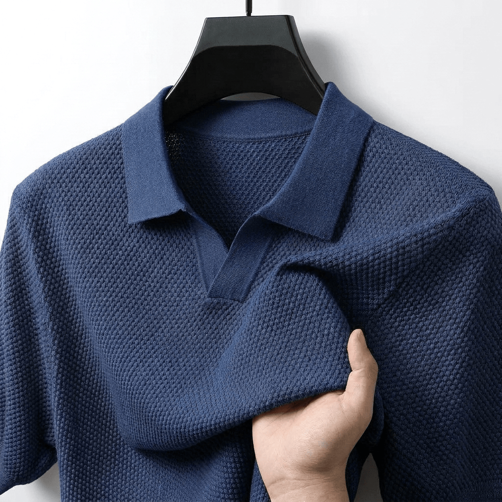 Beeckhoven™ | Luxe Heren Polo met Wafelstructuur