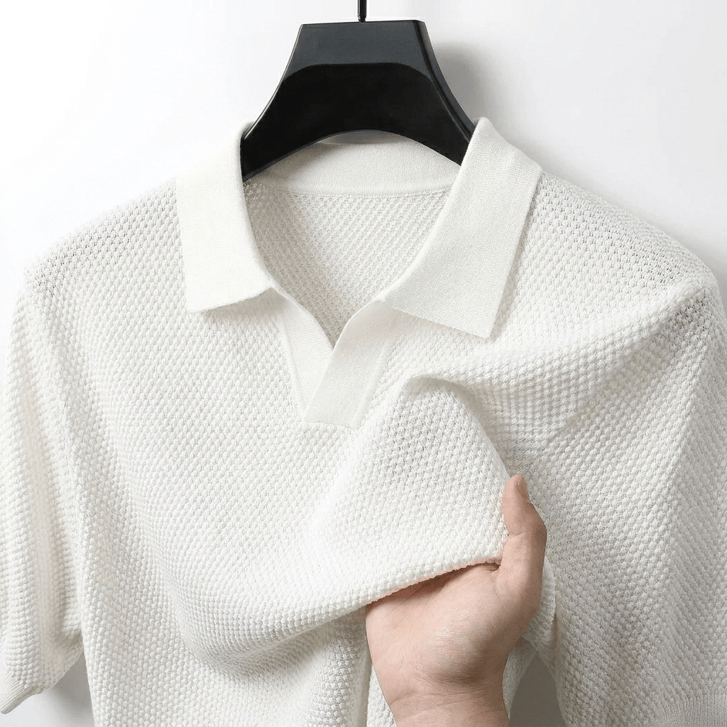 Beeckhoven™ | Luxe Heren Polo met Wafelstructuur