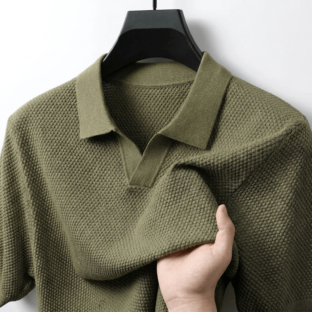 Beeckhoven™ | Luxe Heren Polo met Wafelstructuur