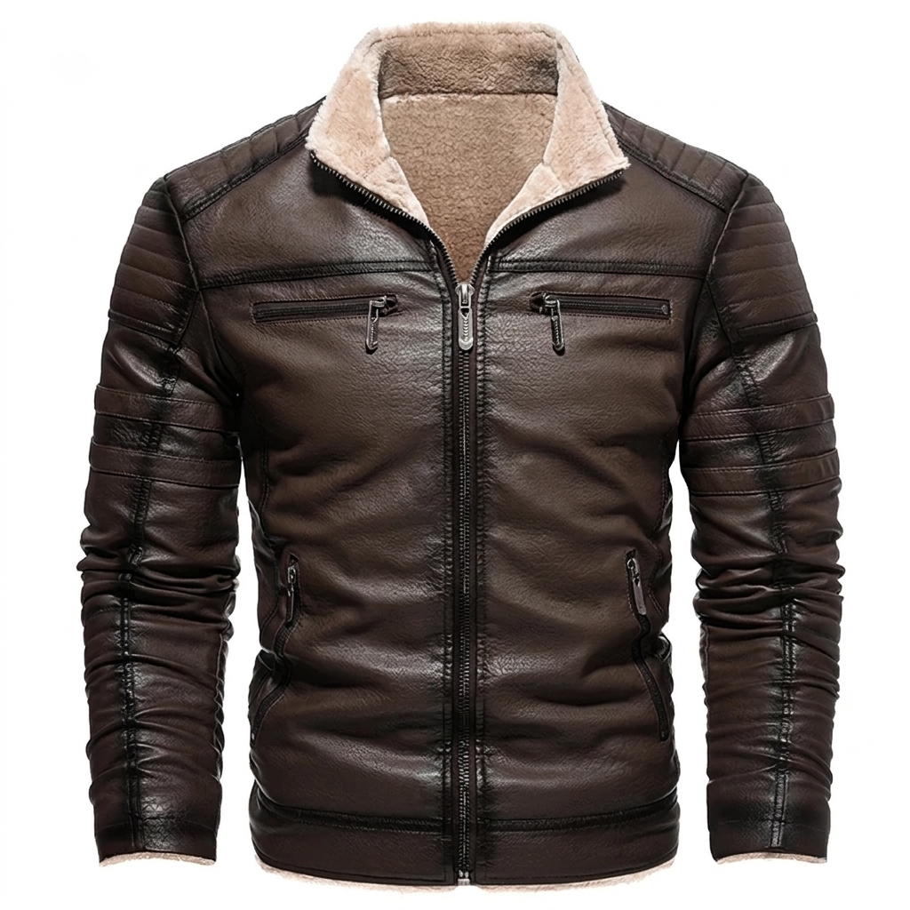 Beeckhoven™ | Premium Leren Heren Winterjas