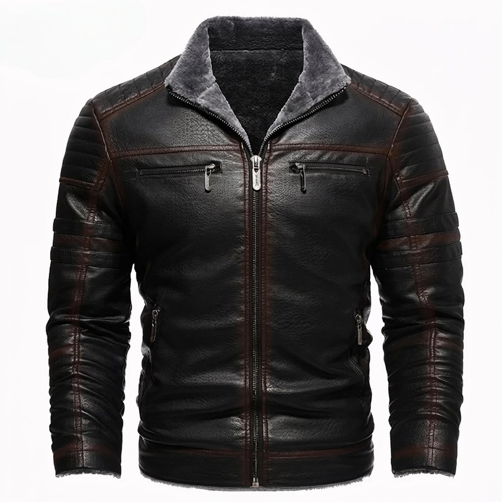 Beeckhoven™ | Premium Leren Heren Winterjas
