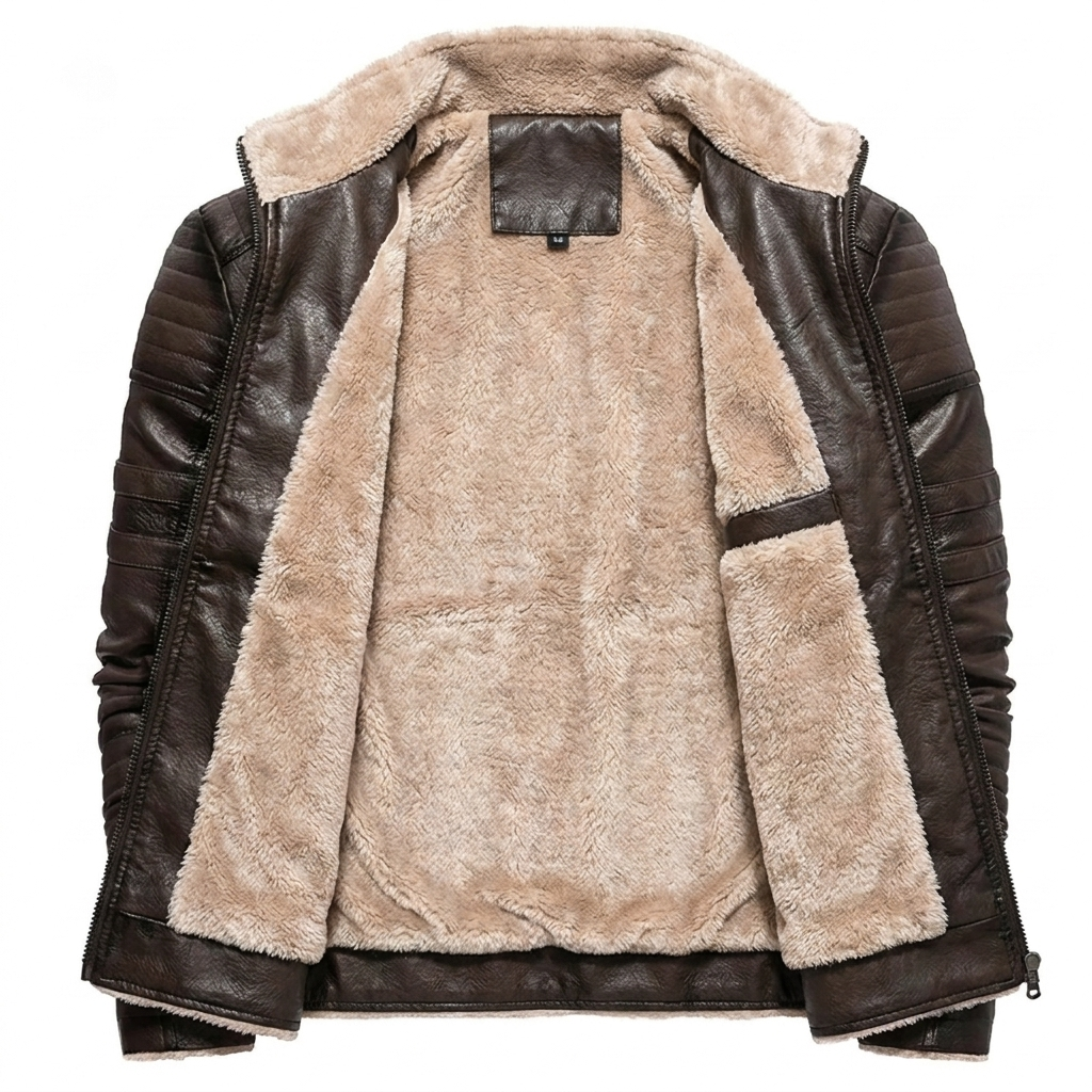 Beeckhoven™ | Premium Leren Heren Winterjas