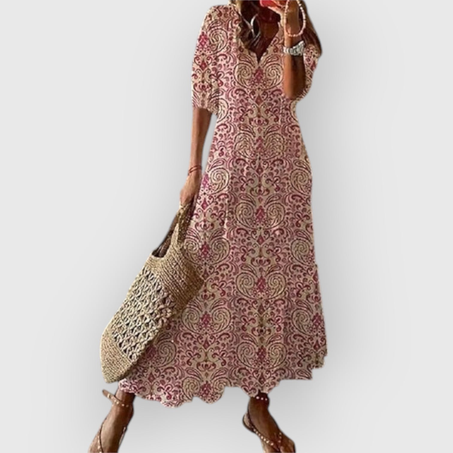 Beeckhoven™ | Boho-jurk met Buikbedekking