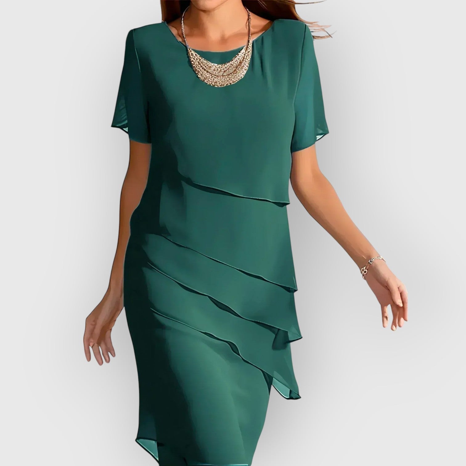 Beeckhoven™ | Elegante Jurk Met Buikbedekking