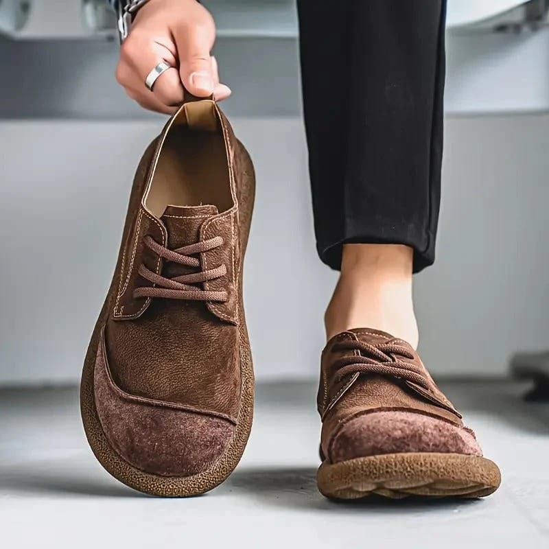 Beeckhoven™ | Klassieke Suède Veterschoenen voor Heren