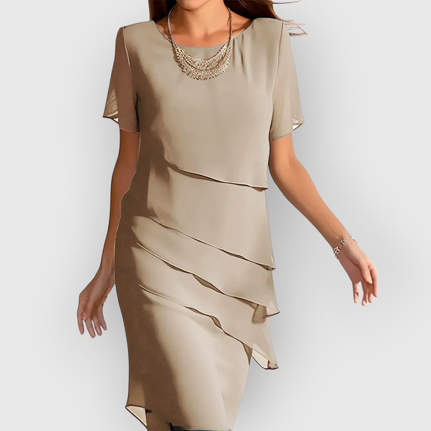 Beeckhoven™ | Elegante Jurk Met Buikbedekking