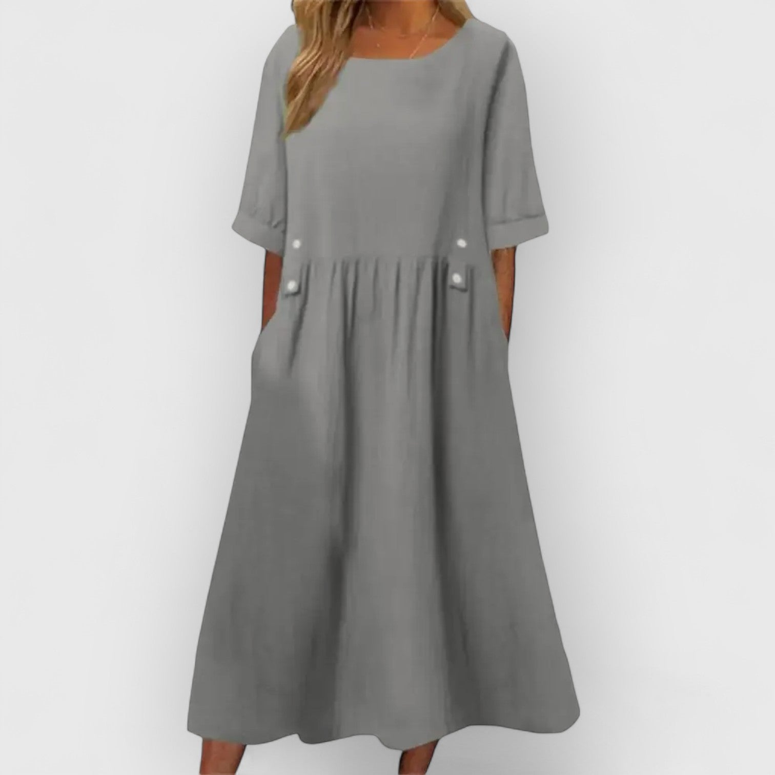 Beeckhoven™ | Boho Zomerjurk met Knopen