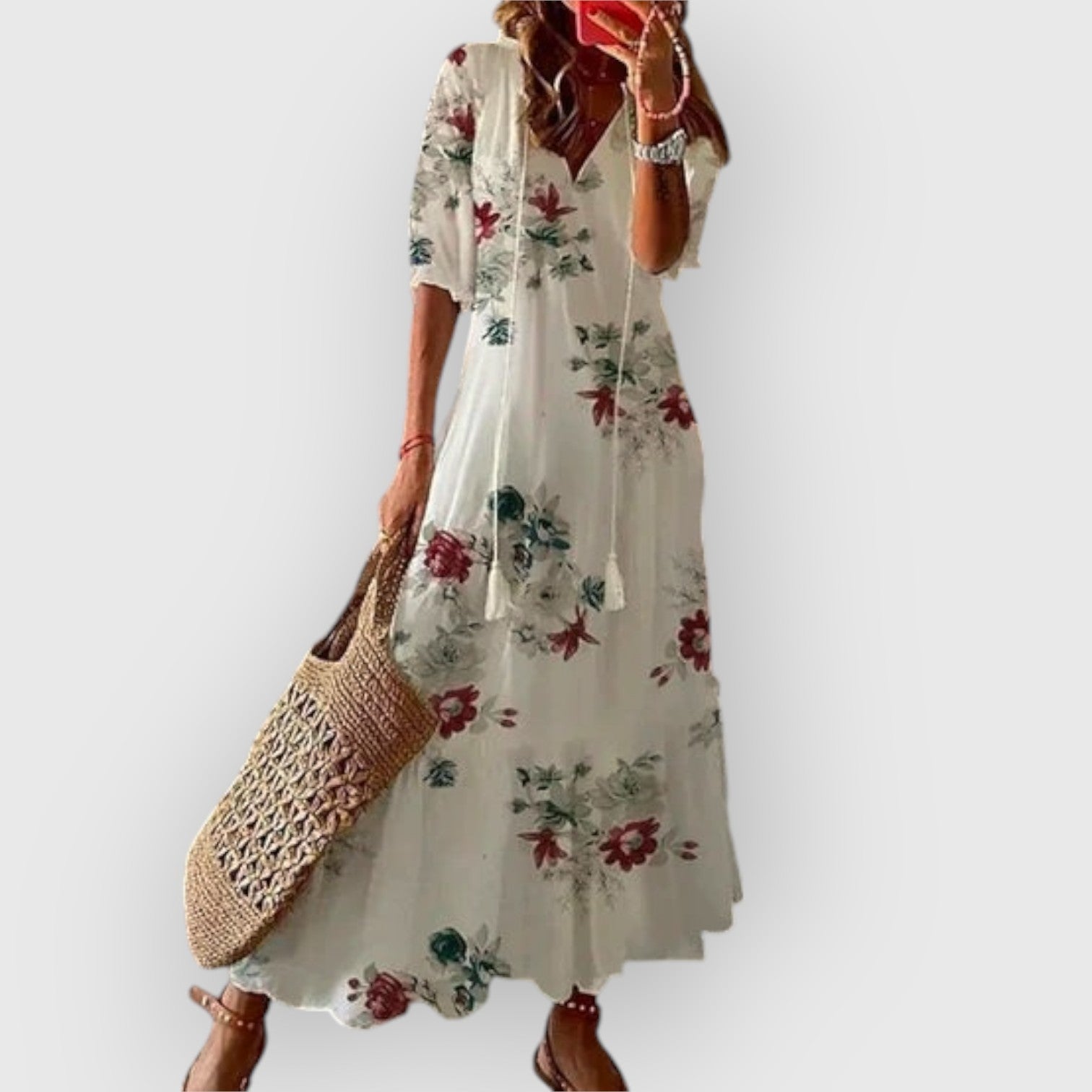 Beeckhoven™ | Boho-jurk met Buikbedekking