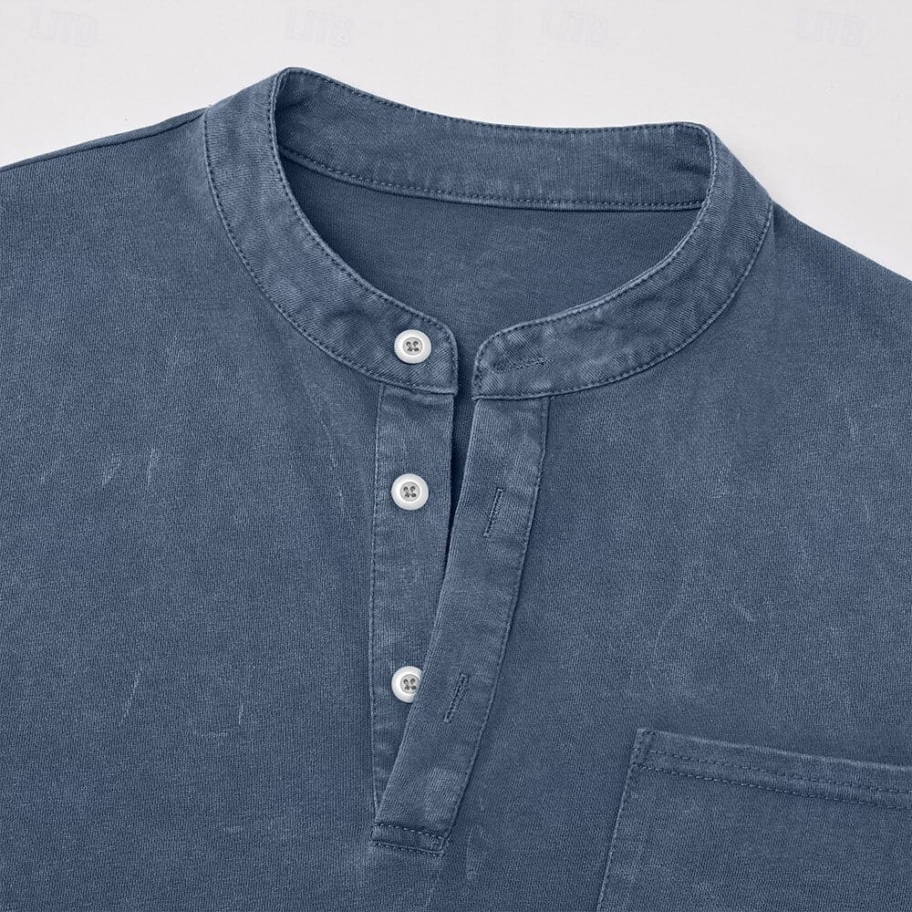 Beeckhoven™ | Vintage Mannen Shirt Met Lange Mouwen