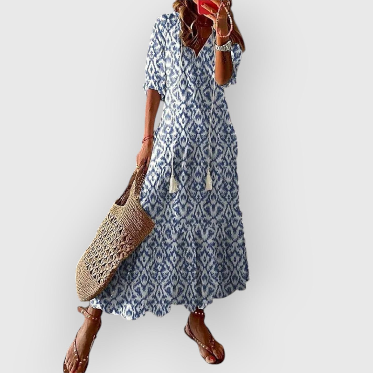 Beeckhoven™ | Boho-jurk met Buikbedekking