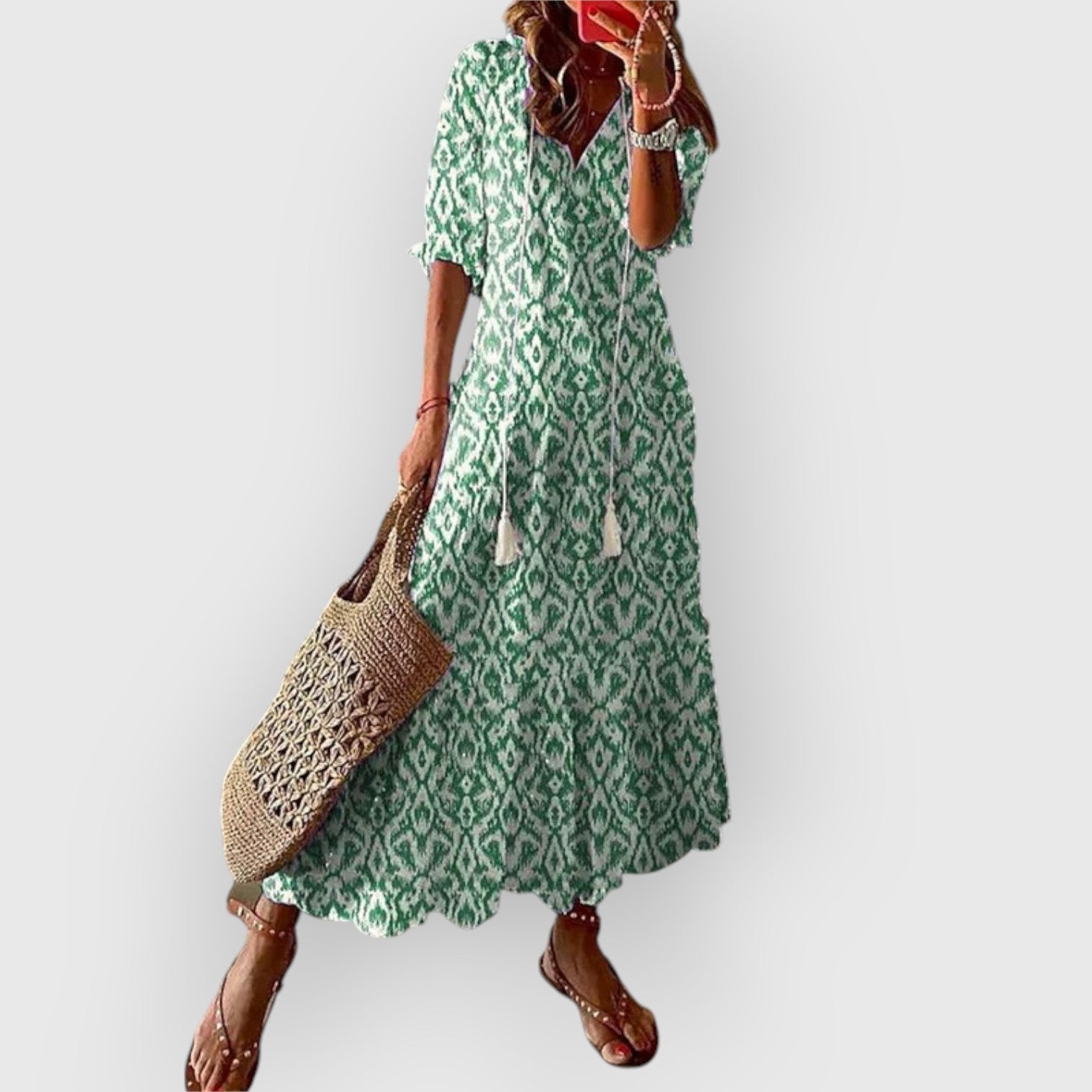 Beeckhoven™ | Boho-jurk met Buikbedekking