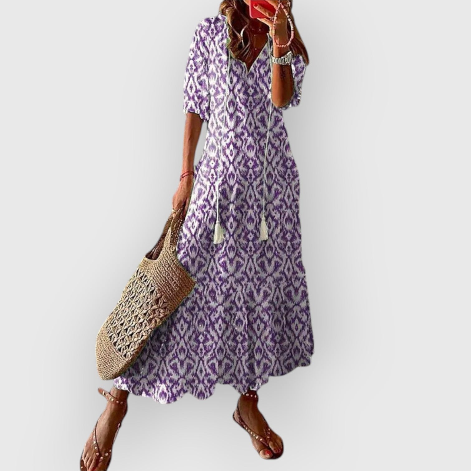 Beeckhoven™ | Boho-jurk met Buikbedekking
