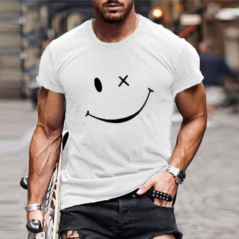 Beeckhoven™ | Casual T-Shirt met Grafische Smile Print