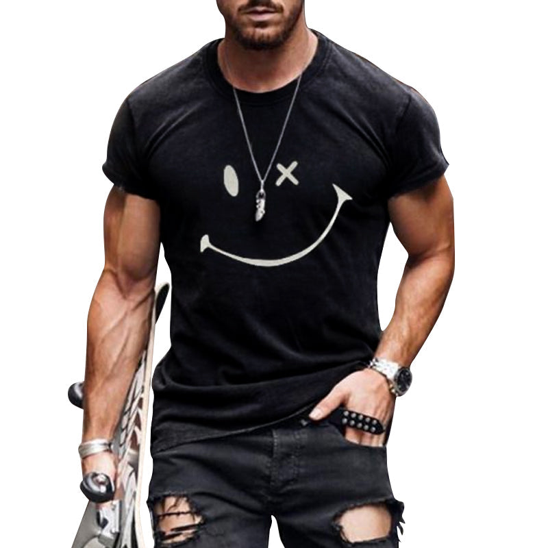 Beeckhoven™ | Casual T-Shirt met Grafische Smile Print