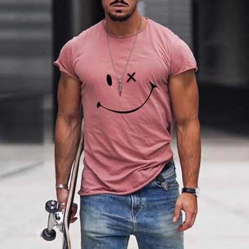 Beeckhoven™ | Casual T-Shirt met Grafische Smile Print