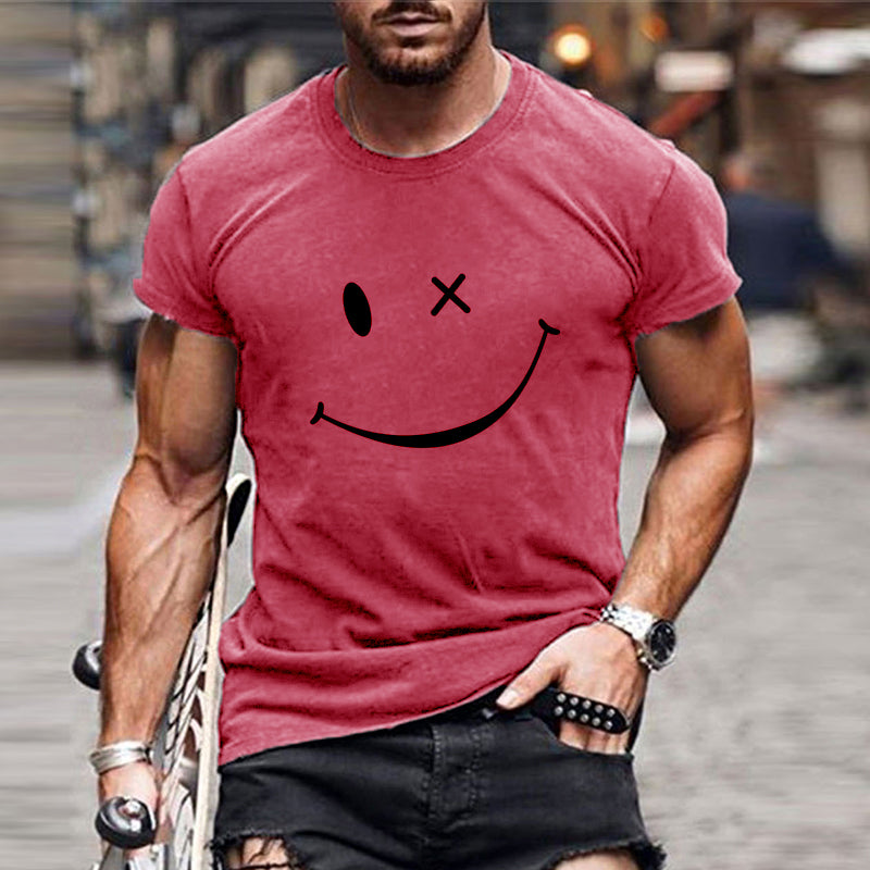 Beeckhoven™ | Casual T-Shirt met Grafische Smile Print