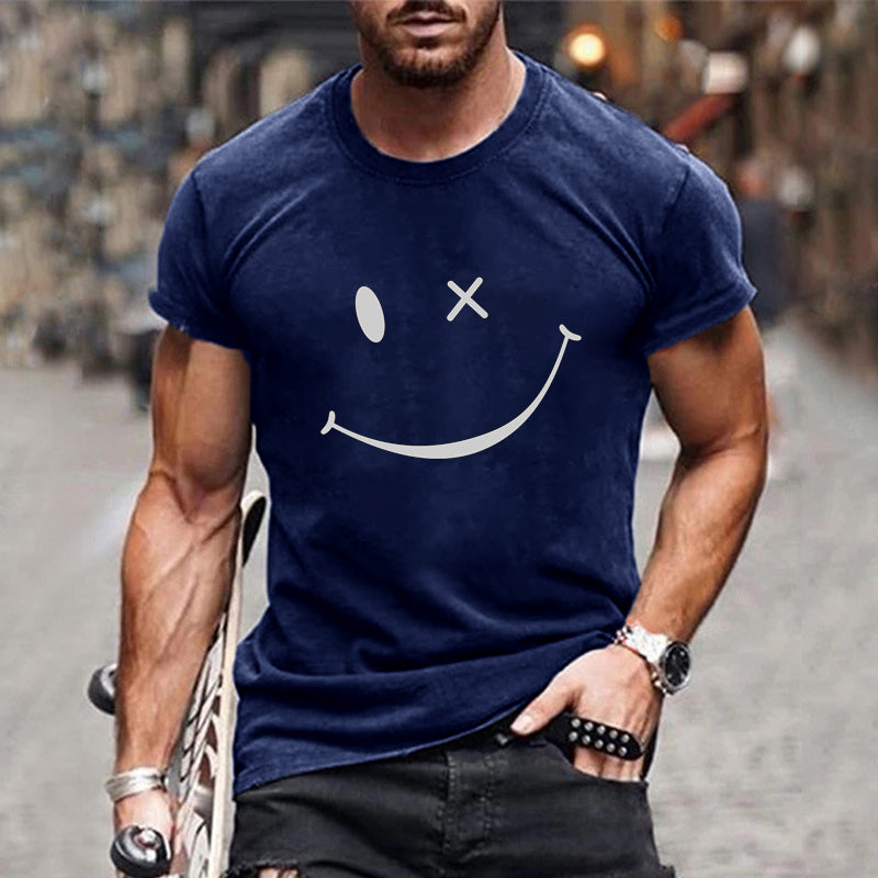 Beeckhoven™ | Casual T-Shirt met Grafische Smile Print