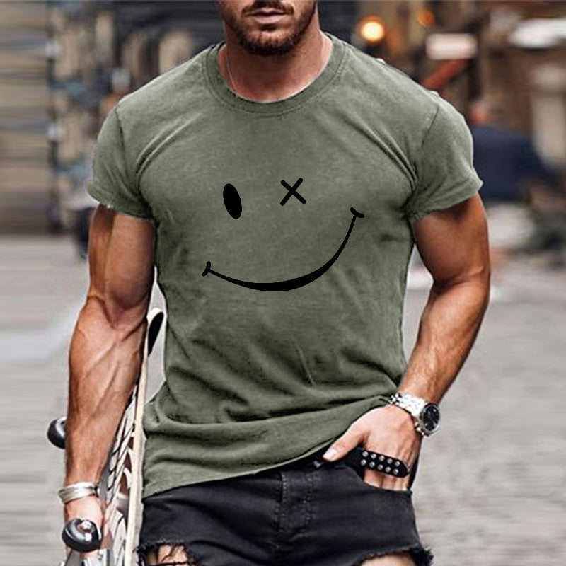 Beeckhoven™ | Casual T-Shirt met Grafische Smile Print