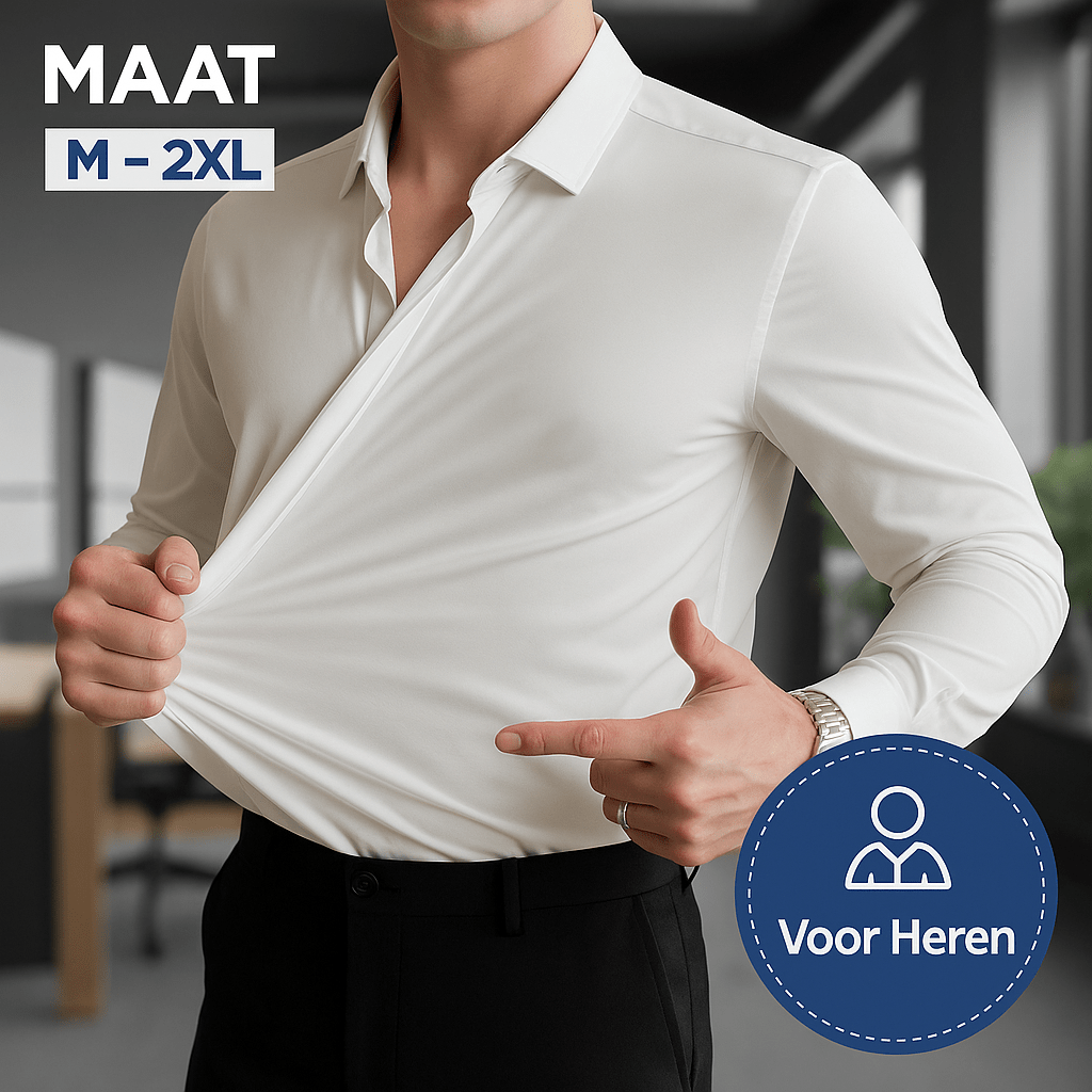 Beeckhoven™ | Kreukvrij stretchoverhemd voor heren