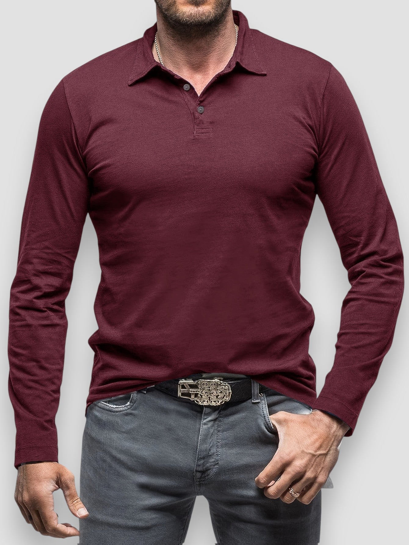 Beeckhoven™ | Stoer Vintage Shirt Met Lange Mouwen