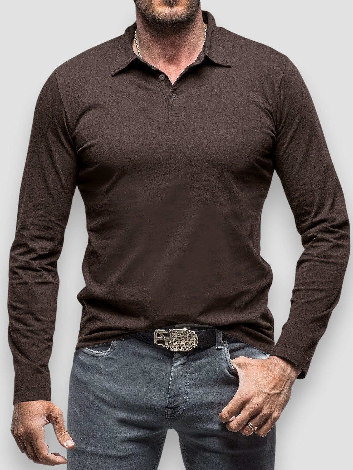 Beeckhoven™ | Stoer Vintage Shirt Met Lange Mouwen