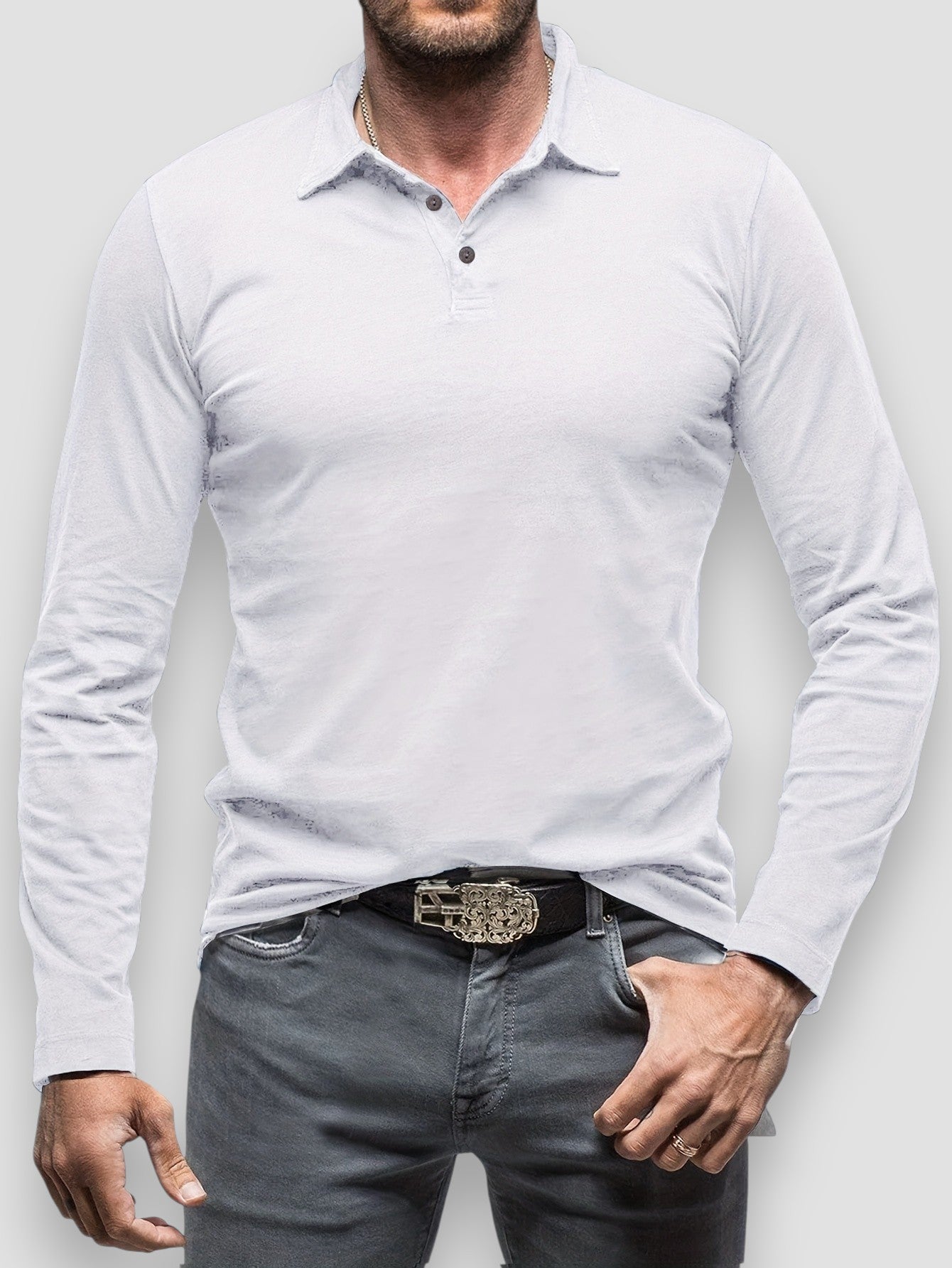 Beeckhoven™ | Stoer Vintage Shirt Met Lange Mouwen