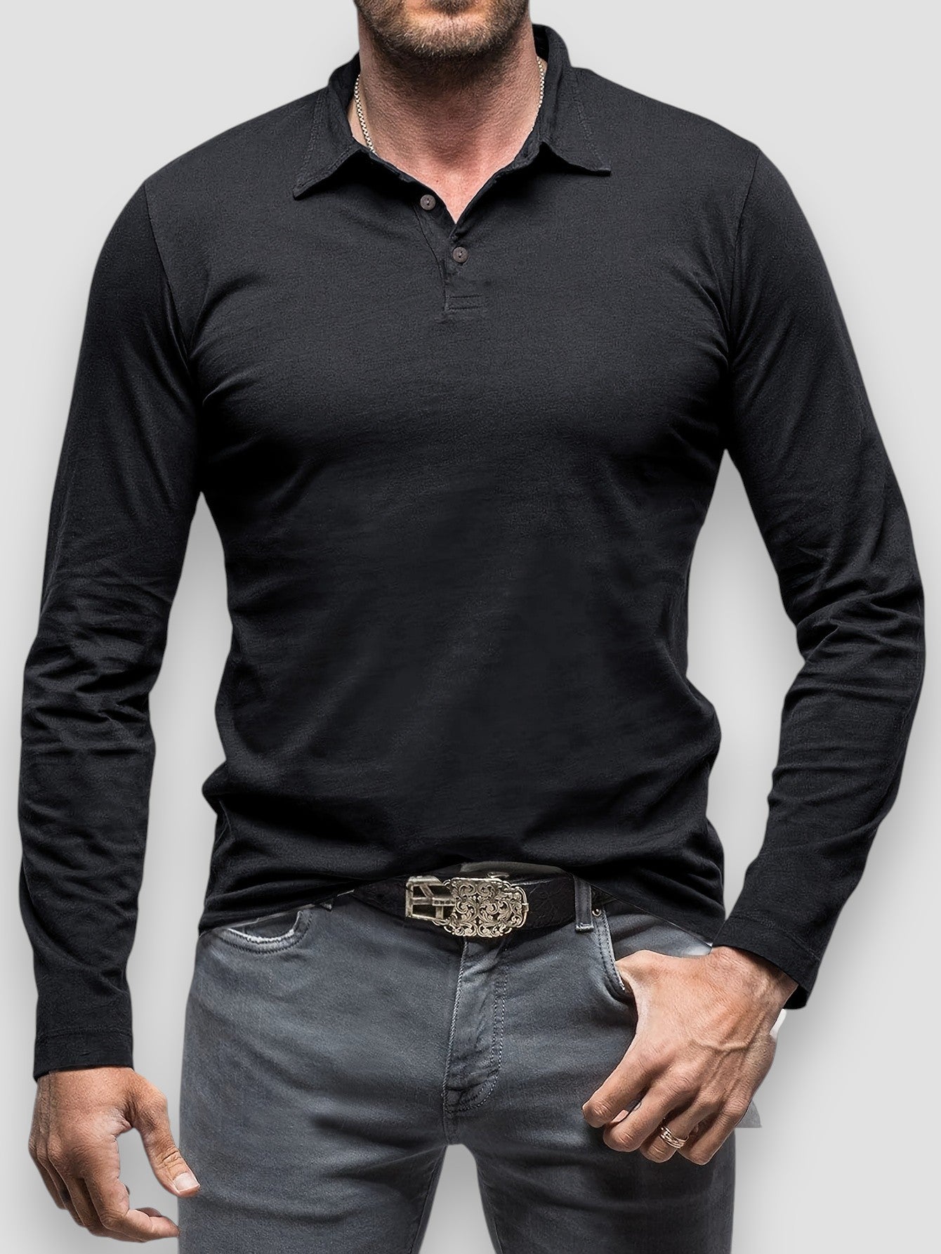 Beeckhoven™ | Stoer Vintage Shirt Met Lange Mouwen