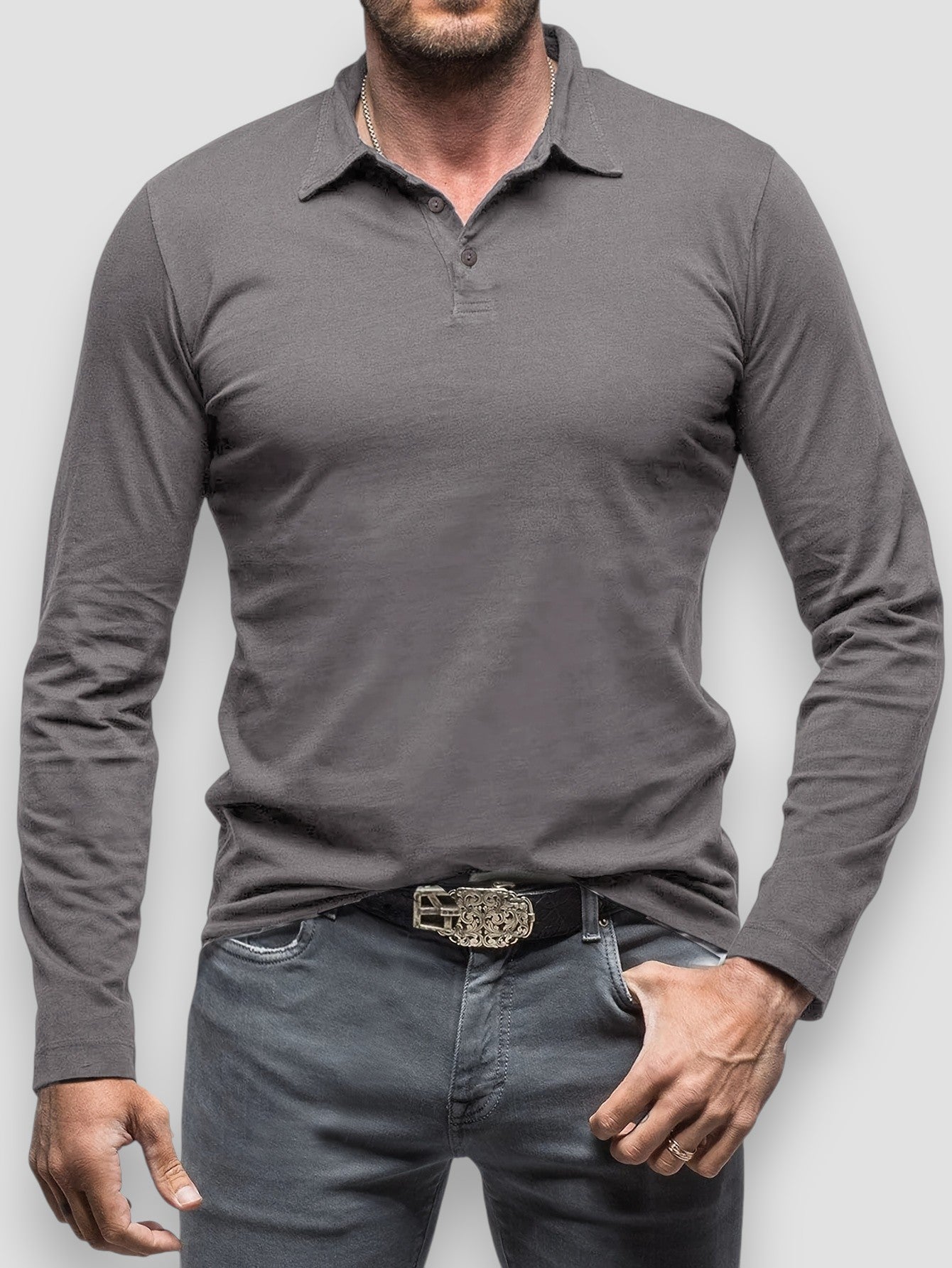 Beeckhoven™ | Stoer Vintage Shirt Met Lange Mouwen