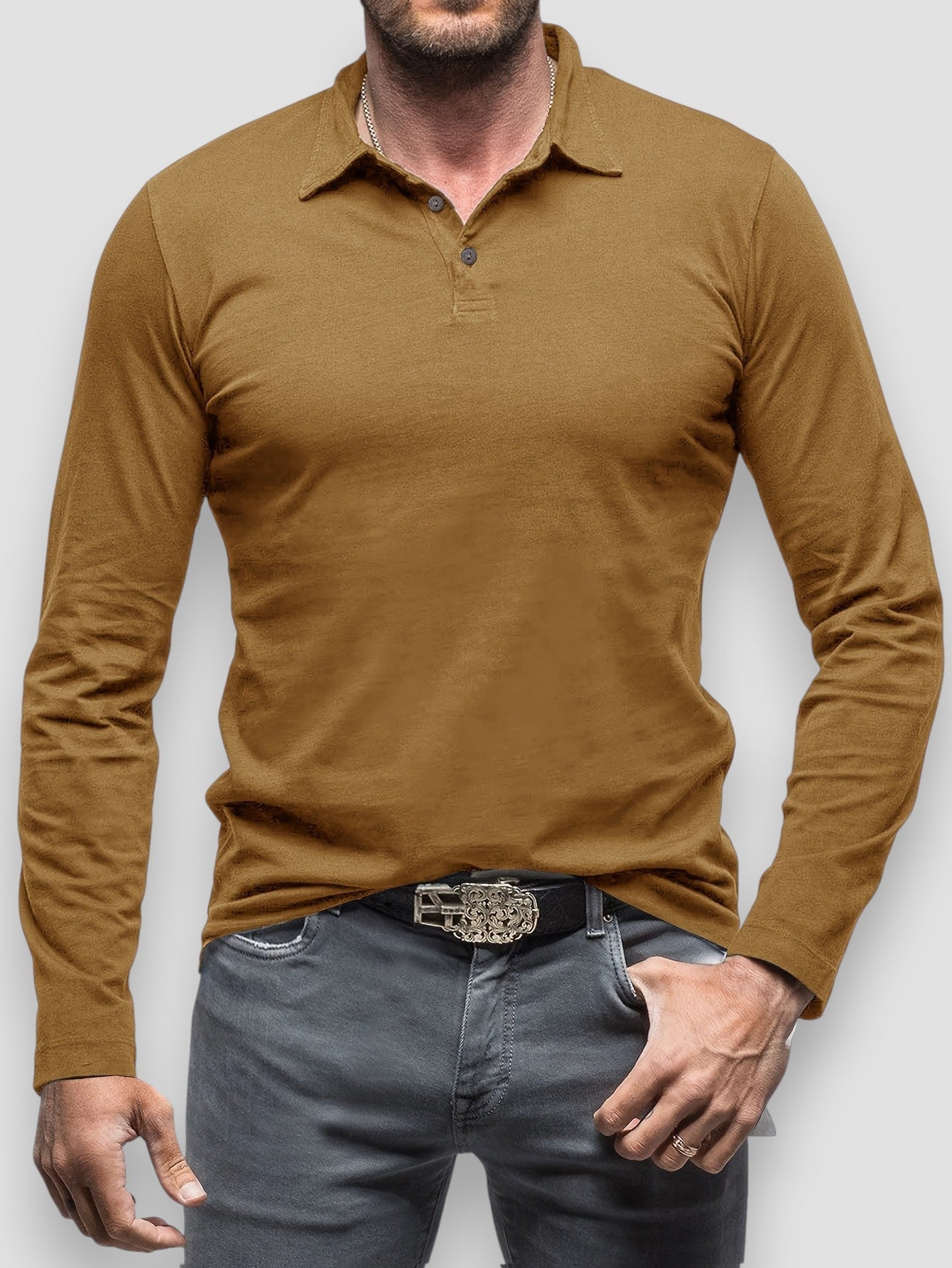 Beeckhoven™ | Stoer Vintage Shirt Met Lange Mouwen