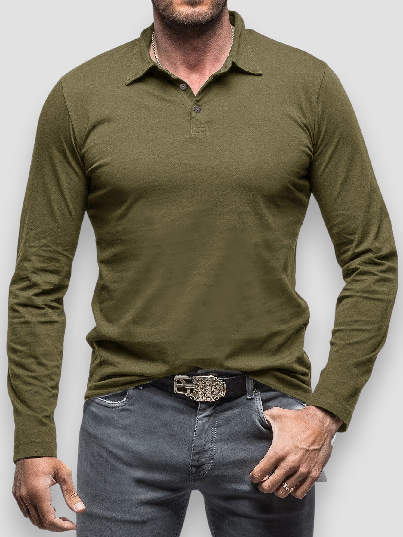 Beeckhoven™ | Stoer Vintage Shirt Met Lange Mouwen