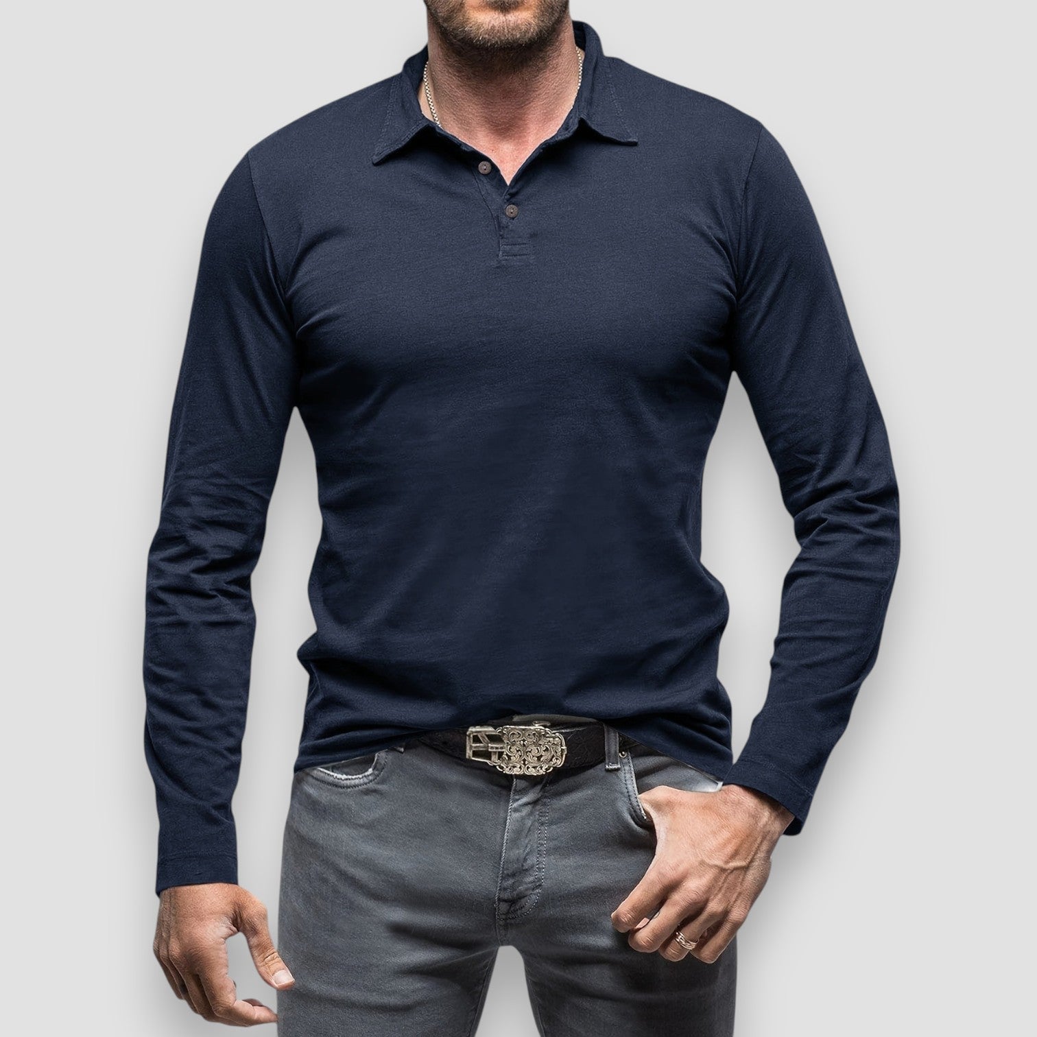 Beeckhoven™ | Stoer Vintage Shirt Met Lange Mouwen