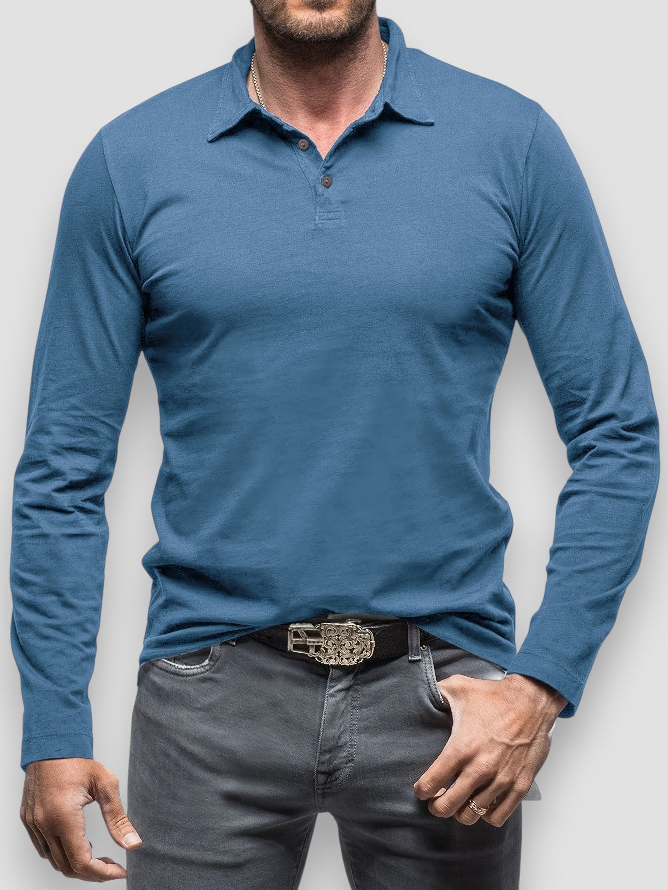 Beeckhoven™ | Stoer Vintage Shirt Met Lange Mouwen